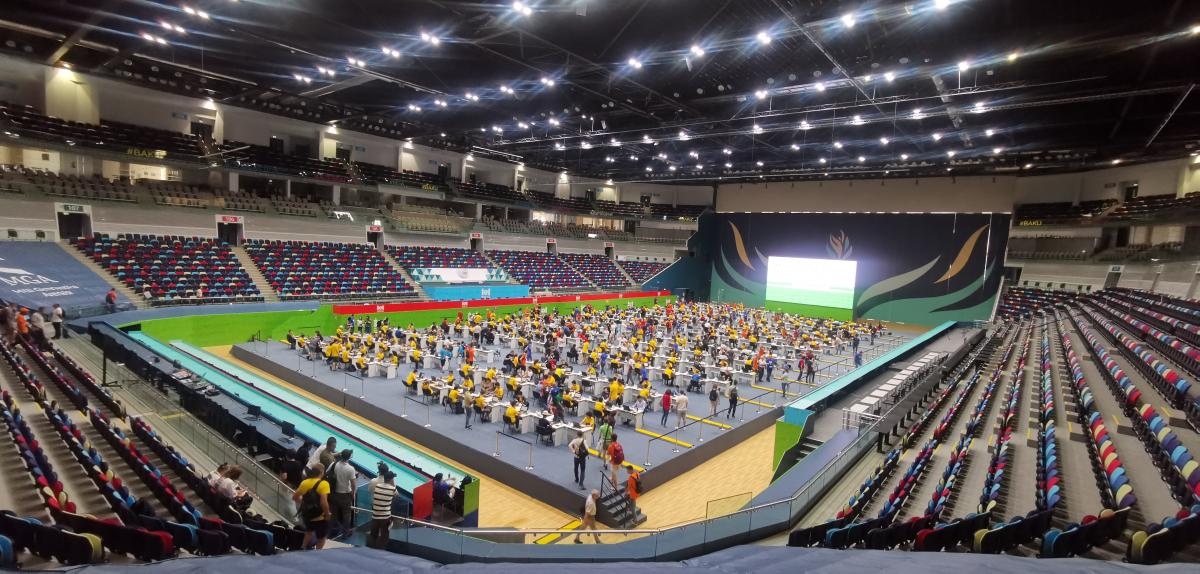 National Gymnastics Arena in Baku, Azerbaijan